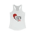 thumbnail image 1 of Cozy Time Tank, Christmas Racerback, Holiday Top, Festive Cozy Time Tank, 1 of 2