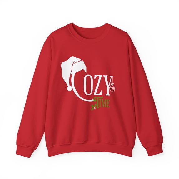 Cozy Time Unisex Heavy Blend™ Crewneck Sweatshirt Christmas Holiday Gifts