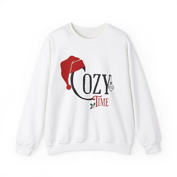 Cozy Time Unisex Heavy Blend™ Crewneck Sweatshirt Christmas Holiday Gifts