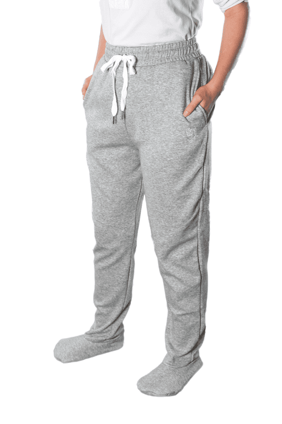 - Adult Footed Sweatpants with Sherpa Fleece Lined Feet, Extremely Soft and Warm Footing, Pants with Feet