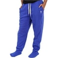 thumbnail image 1 of Cozy Toes - Adult Footed Sweatpants with Sherpa Fleece Lined Feet, Extremely Soft and Warm Footing, Pants with Feet, 1 of 5