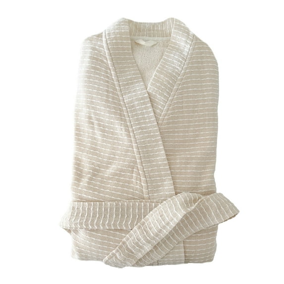 Cozy Turkish Cotton Beige Robe Small/Med