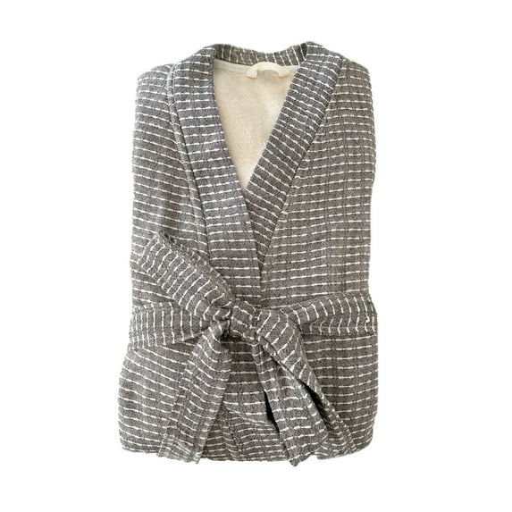 Cozy Turkish Cotton Grey Robe Large/XL