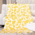 thumbnail image 1 of Cozy Twin Blanket Lemon Bright Light Yellow Bed Blanket Twin Size Warm Fuzzy Plush Fleece Blanket Yellow Decorative Blanket for Bedroom Livingroom, 1 of 6