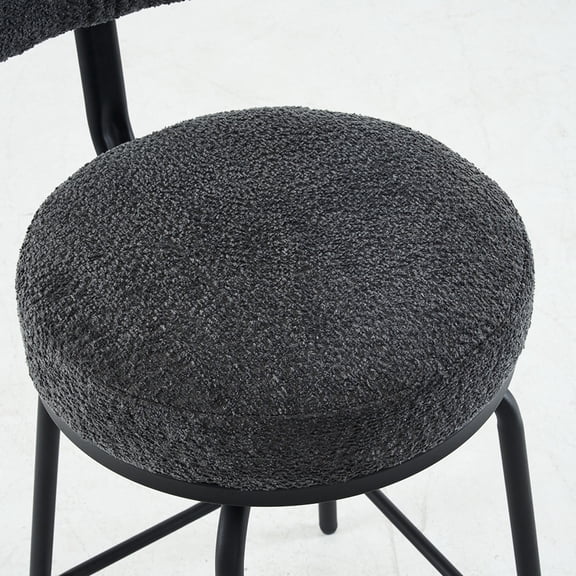 Cozy Upholstered Seats / For Kitchen Islands / Sturdy Metal Legs