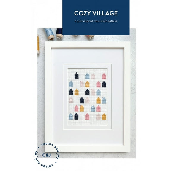 Cozy Village Cross Stitch Pattern