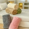 thumbnail image 1 of Cozy Warm Blanket Summer Solid Color Lightweight Cooler Fiber Ice Blanket for All-Season Double Sided Cold Effect, 1 of 10