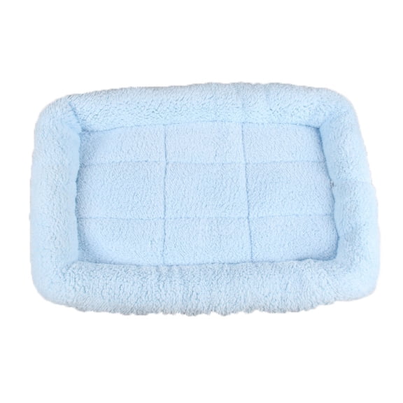 Cozy Warm Mat for Little Paws, Blue S Soft Plush Cat & Dog Bed