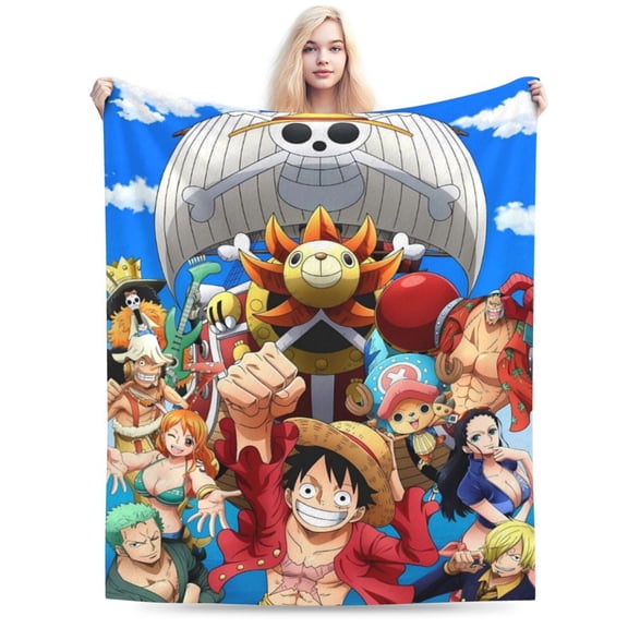 Cozy Warm Plush Throw One Piece Fluffy Blanket for Bed Couch Living Room 50"x40"