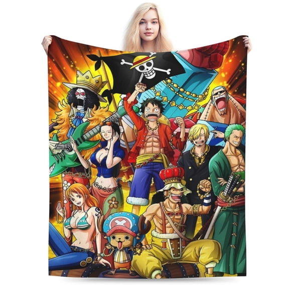 Cozy Warm Plush Throw One Piece Fluffy Blanket for Bed Couch Living Room 50"x40"