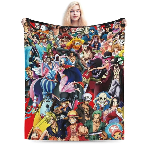 Cozy Warm Plush Throw One Piece Fluffy Blanket for Bed Couch Living Room 60"x50"