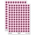 thumbnail image 1 of Cozy Winter Mittens 200+ Round Stickers - Light Pink - Gloss Finish - 0.50" Size, 1 of 3