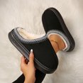 thumbnail image 1 of Cozy Women's Slipper Boots - Plush Lining, Thick Soles - Ideal for Fall & Winter Indoor Wear, 1 of 10