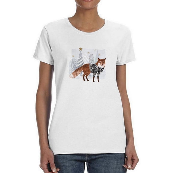Cozy Woodland Animal I T-Shirt Women -Victoria Borges Designs, Female Large