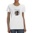 thumbnail image 1 of Cozy Woodland Animal Ii T-Shirt Women -Victoria Borges Designs, Female x-Large, 1 of 4
