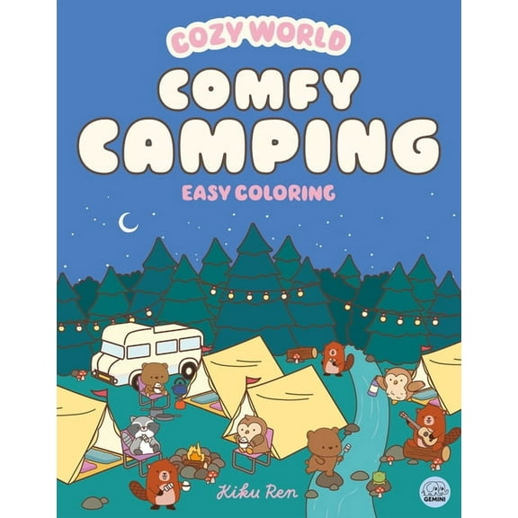Cozy World Cozy World Comfy Camping: Easy Coloring for Teens, Young Adults, and Adults, (Paperback)