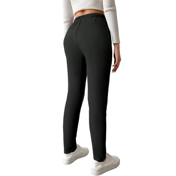 Cozy and Stylish Winter Leggings: Black Thermal Lined, High Waist