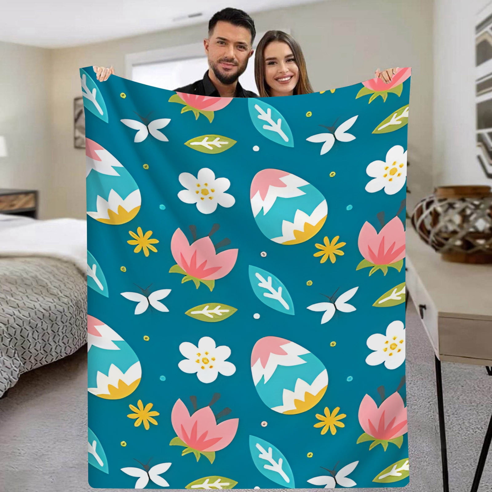 Cozy In Easter Style With Our Easter Themed Blanket The Spring Office