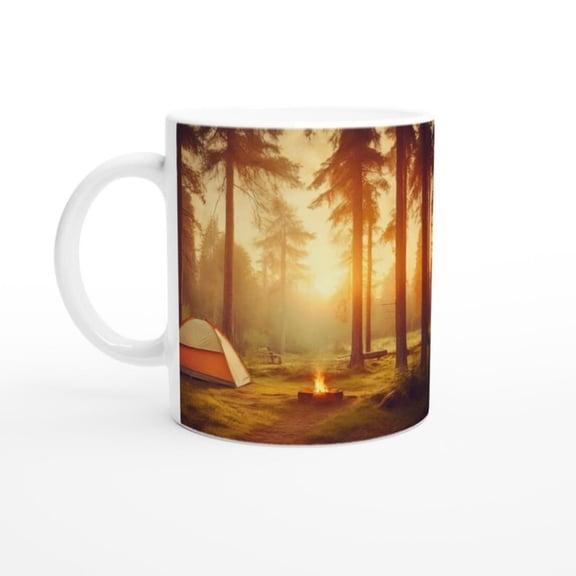 Cozy mpfire Mug - Ceramic Coffee Cup with est Print - Gift mpers.