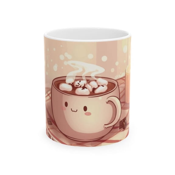 Cozy oa Mug Cistmas day Hohocolate Drink Cup.