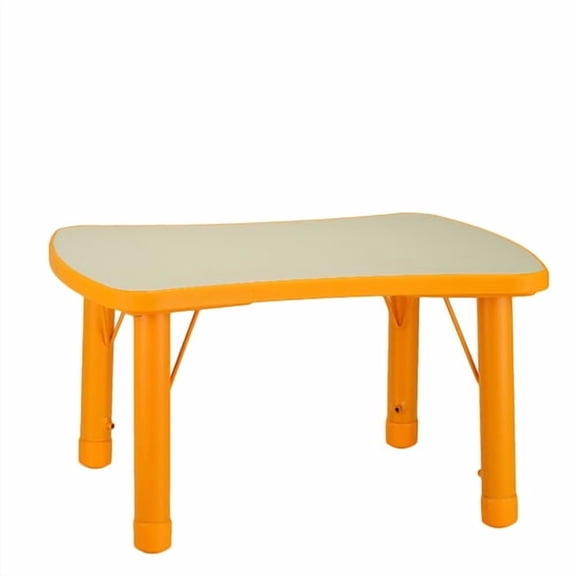 Cozy4Kids Adjustable Soap Shaped Plastic Activity Kids DeskTable, Orange