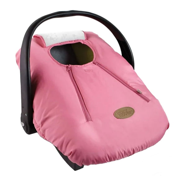 CozyBaby Original Car Seat Cover with Dual Zippers and Elastic Edge, Pink