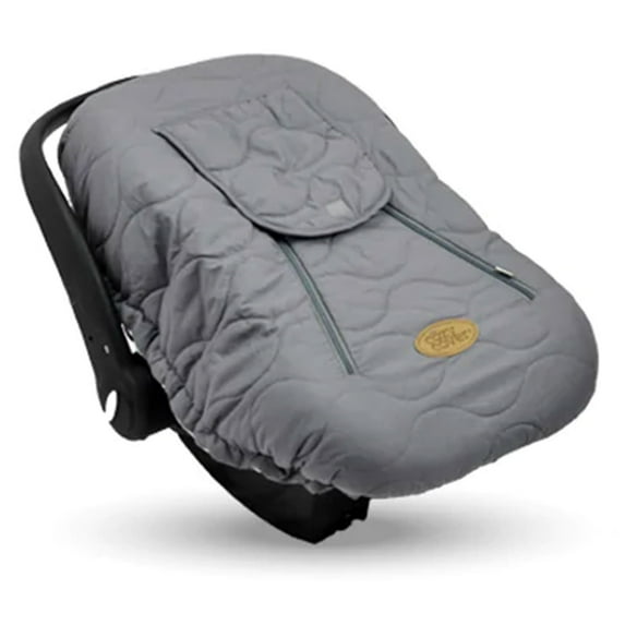 Open Box CozyBaby Quilted Infant Car Seat Cover w/ Dual Zippers & Elastic Edge
