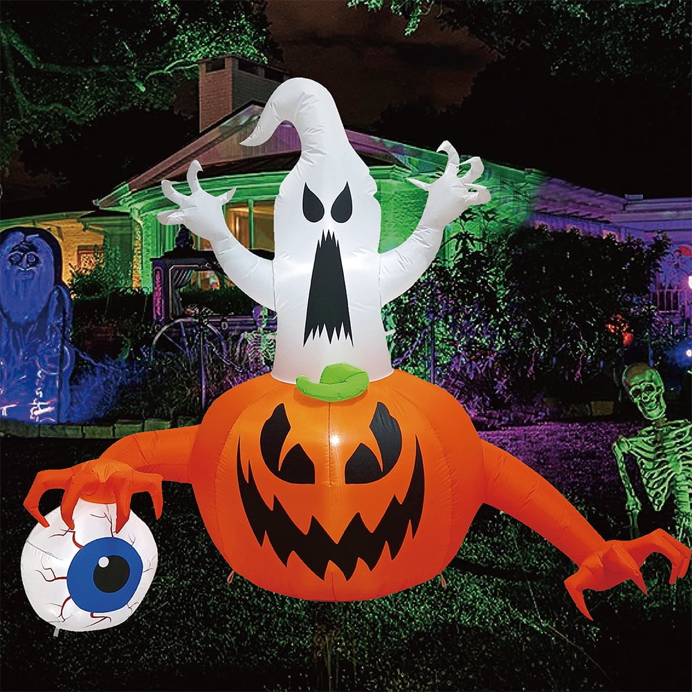 CozyBox (5ft9ft) Halloween Inflatable LED Light Up Archway Monster