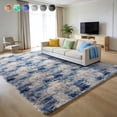 thumbnail image 1 of Cozydesg 5ftx7ft Large Area Rugs,Shag Fluffy Rugs for Living Room Bedroom, Modern Indoor Floor Rugs Soft Carpet Home Decro,Light Blue, 1 of 7