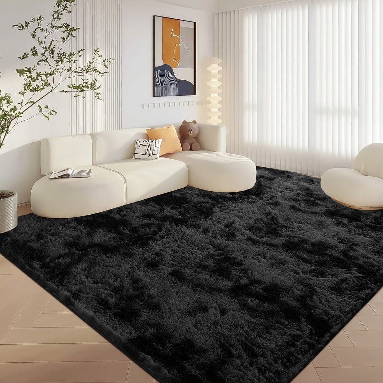 CozyDesg 5ft x 8ft Area Rugs, Soft Fluffy Area Rugs Floor Mat Floor Rugs for Living Room Bedroom Kid(图1) CozyDesg 5ft x 8ft Area Rugs, Soft Fluffy Area Rugs Floor Mat Floor Rugs for Living Room Bedroom Kid(图1)