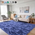 thumbnail image 1 of Cozydesg 8ftx10ft Large Area Rugs,Shag Fluffy Rugs for Living Room Bedroom, Modern Indoor Floor Rugs Soft Carpet Home Decro,Navy Blue, 1 of 7