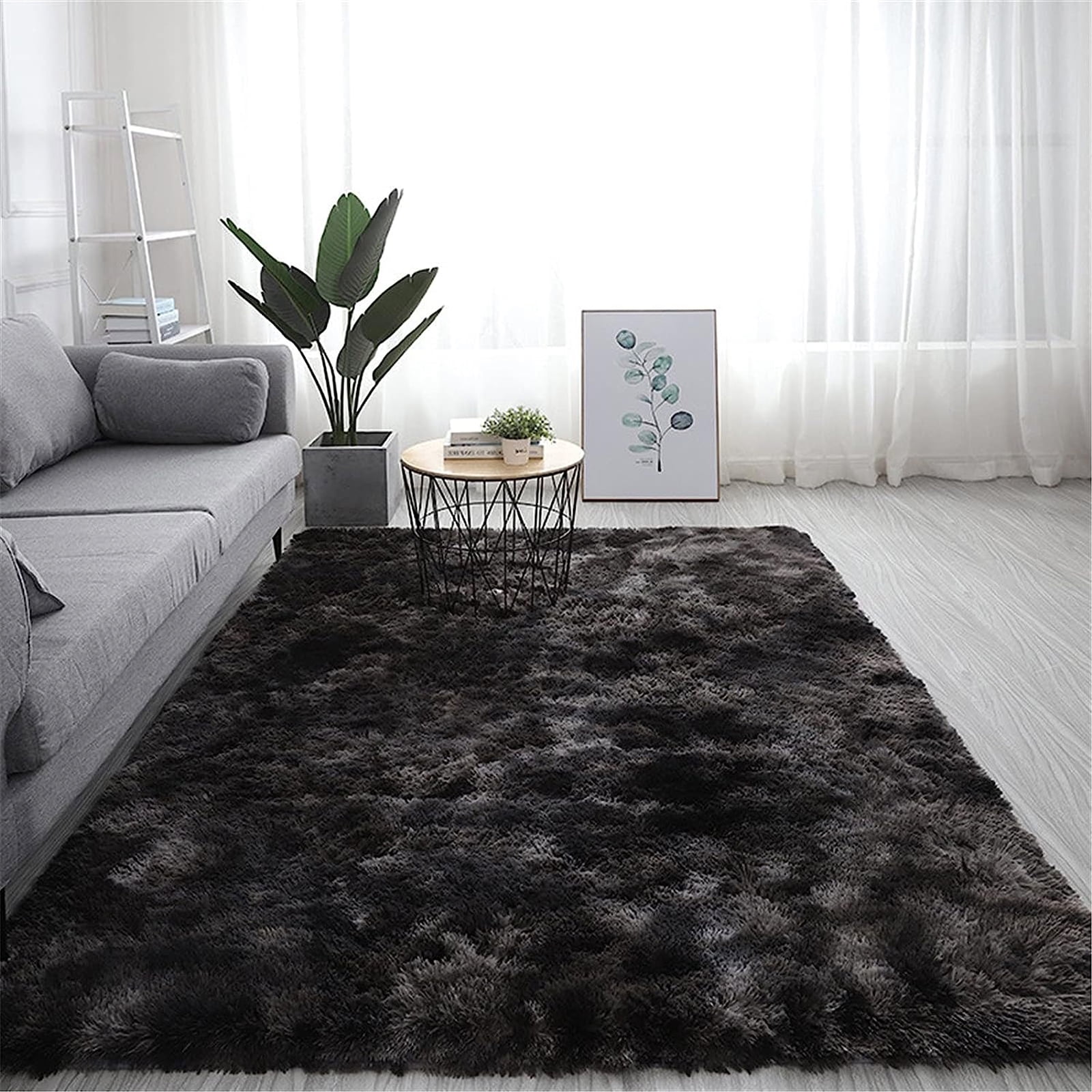 CozyDesg Large 8ft x 10ft Plush Area Rugs, Home Decor Carpet for Living
