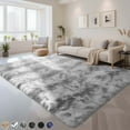 thumbnail image 1 of CozyDesg 8ft x 10ft Area Rugs, Soft Fluffy Area Rugs Floor Mat Floor Rugs for Living Room Bedroom Modern Decor Carpet, Light Gray, 1 of 7