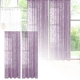 thumbnail image 1 of CozyFiel 1 Panel Scalloped Floral Lace Sheer Curtain, Light Filtering Vintage Window Curtain, 1 of 9