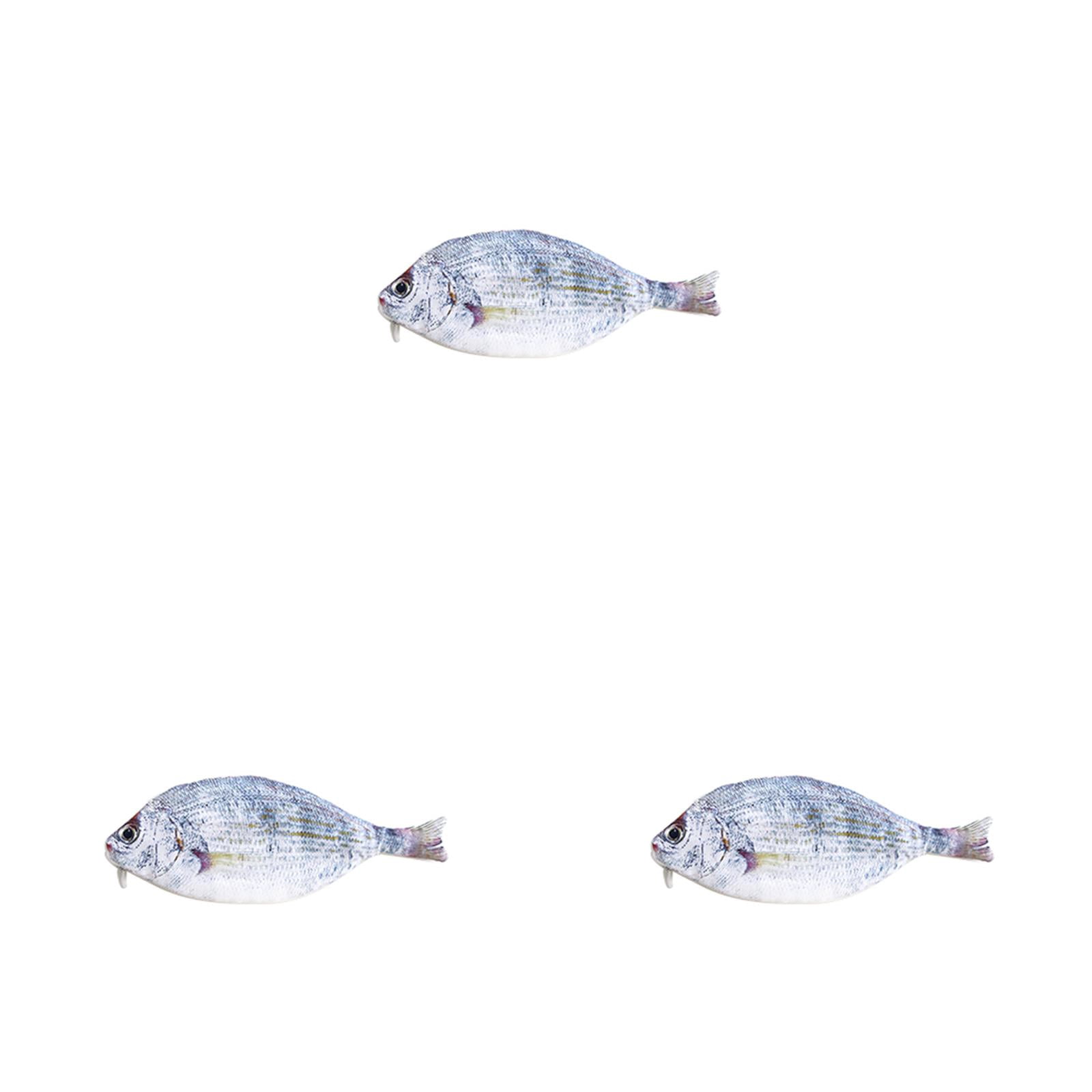 CozyFiel Plush Fish Cat Toy, Stuffed Kicker Fish for Cats to Bite Kick ...