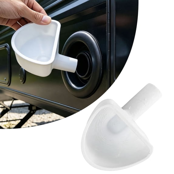 CozyFiel RV Water Fill Funnel, Wide Mouth Fresh Water Tank Filler for Travel Trailer, Motorhome, Camper