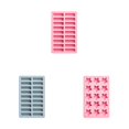 CozyFiel Silicone Ice Cube Tray, 2 Pack Mold with Rectangle and Star ...