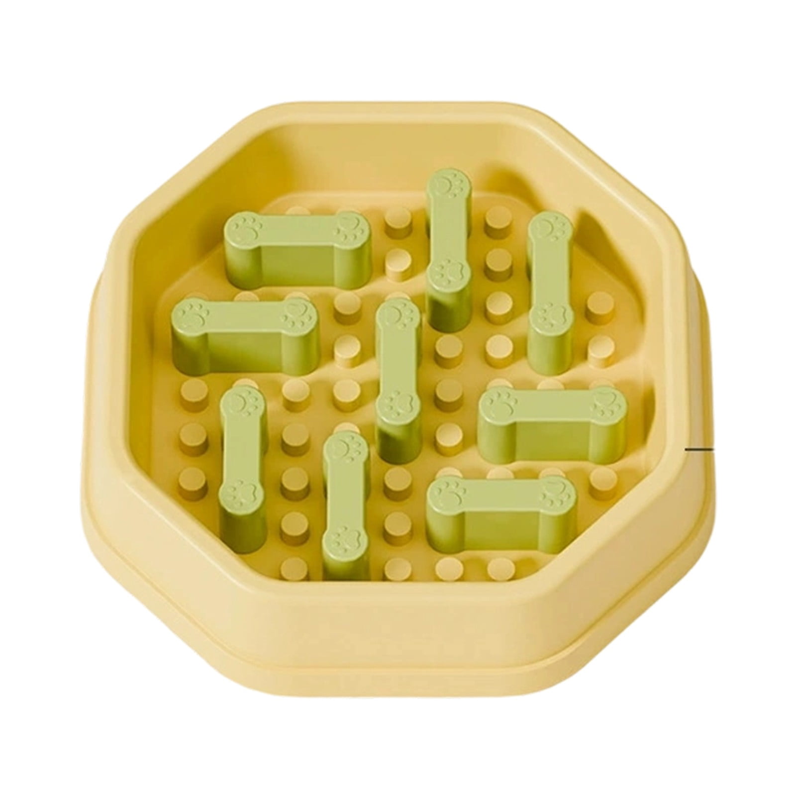 CozyFiel Slow Feeder Dog Bowl, Plastic Interactive Maze Puzzle Feeder ...