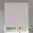 thumbnail image 1 of CozyHom 100% Blackout Roller Window Shades, Free-Stop Pull Down Shades for Windows with Thermal Insulated Waterproof Fabric, Roller Blinds for Indoor Windows, Office, Home, 25"x72", Beige, 1 of 7