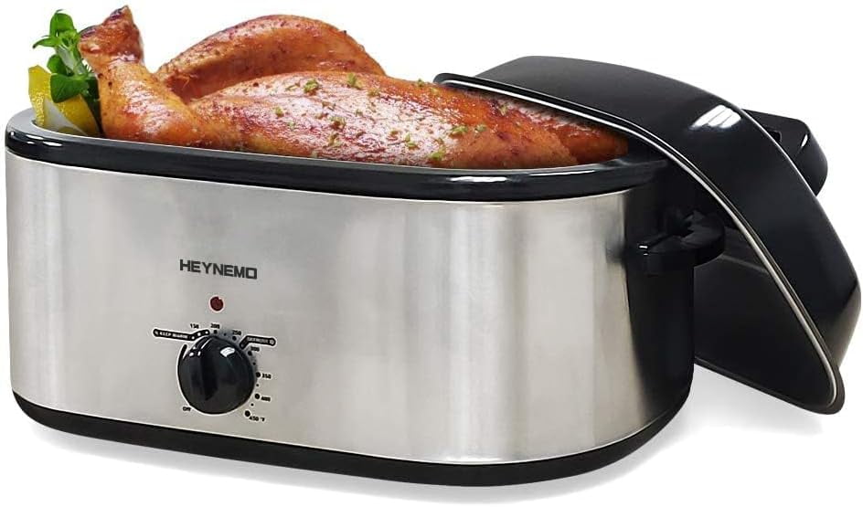 CozyHom 18 Quart Electric Roaster Oven Stainless Steel Roaster Oven for