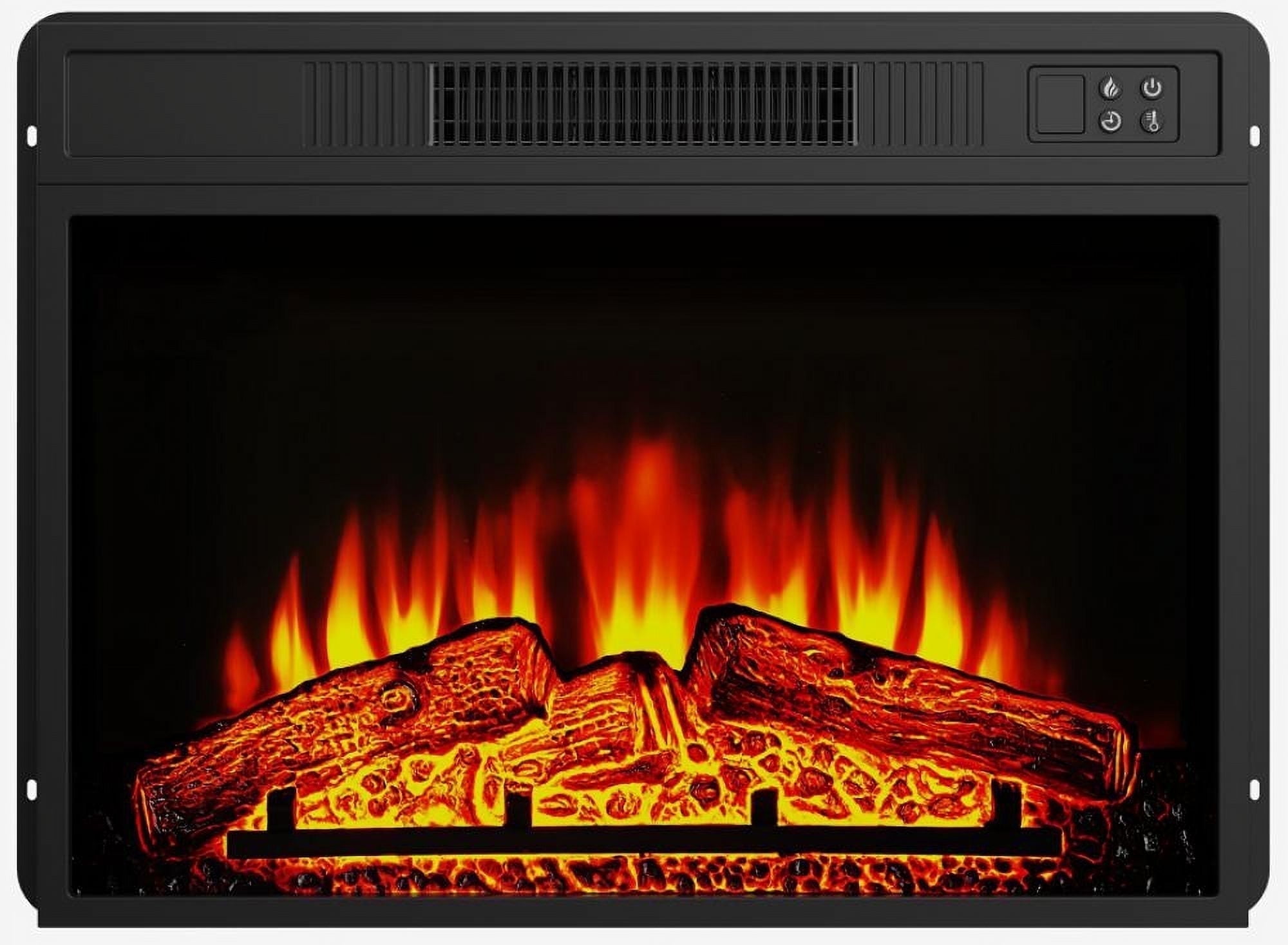 CozyHom 23 Inch Electric 27 °C Adjustable Flame Colors Fireplace