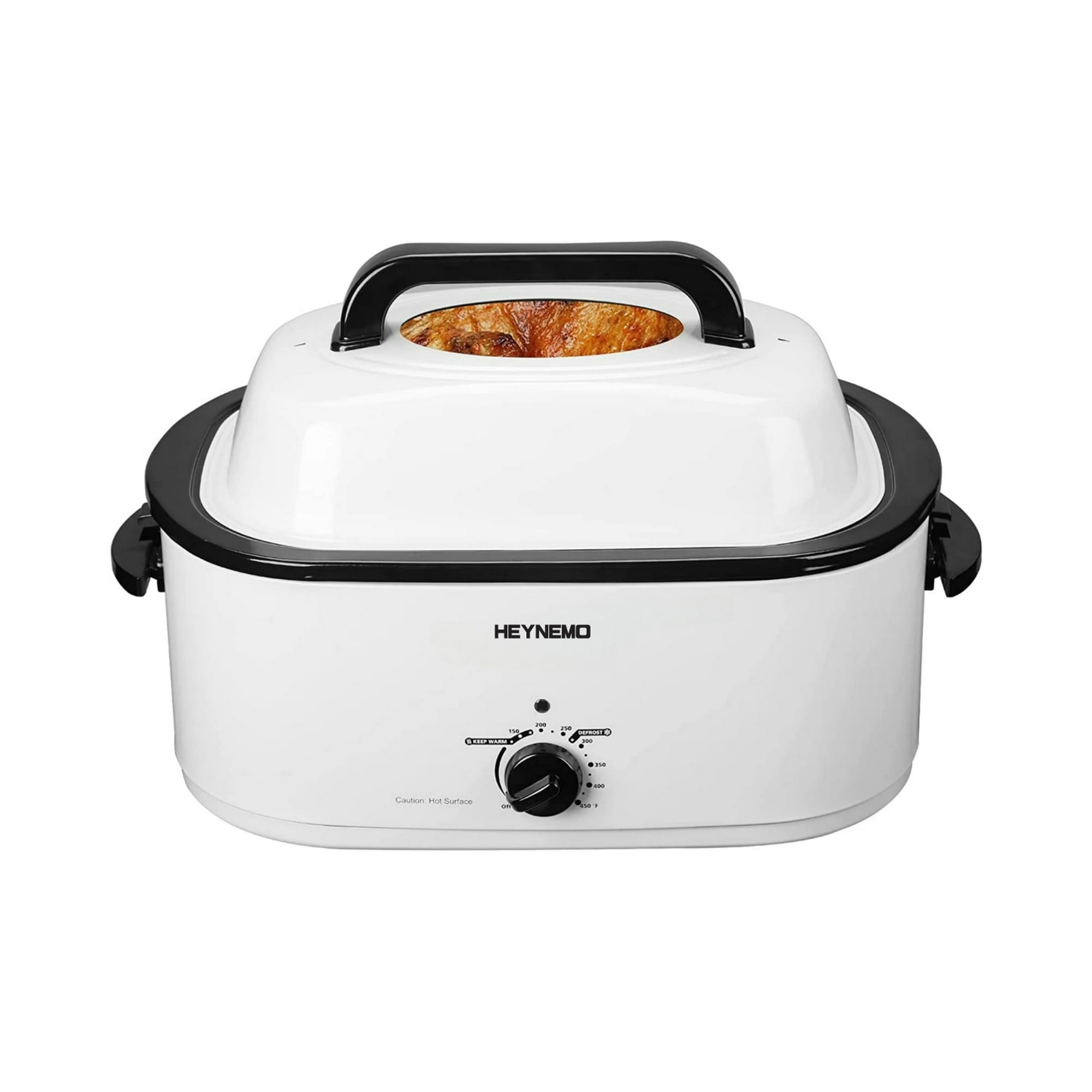 CozyHom 26 QT Electric Roaster Oven, Stainless Steel Turkey Roaster Pan