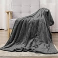 thumbnail image 1 of CozyHom Heated Electric Throw Blanket, Electric Throw 50"x 60" Double-Layer Flannel with 4 Hours Auto-Off 4 Heat Settings ETL Certified For Home & Office, Grey, 1 of 13