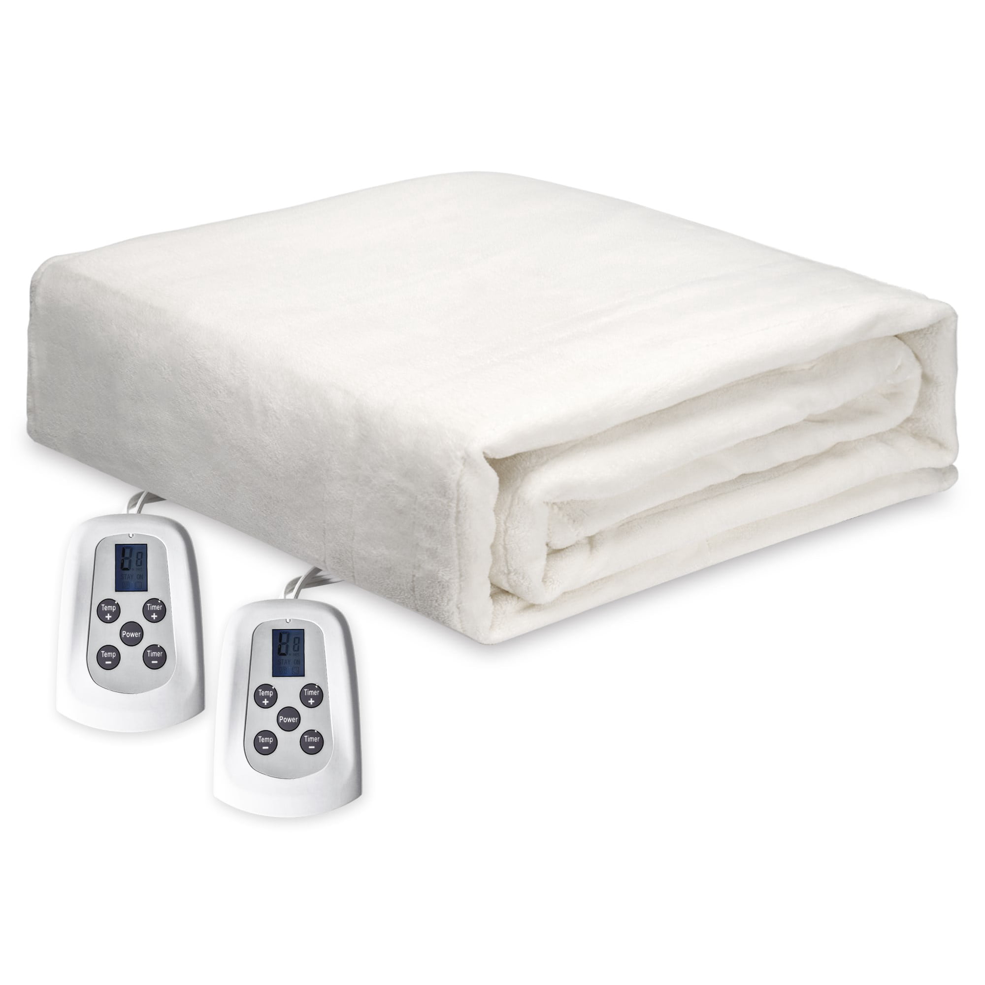 CozyHom Queen Size Heated Electric Blankets Throw Soft Flannel Heating