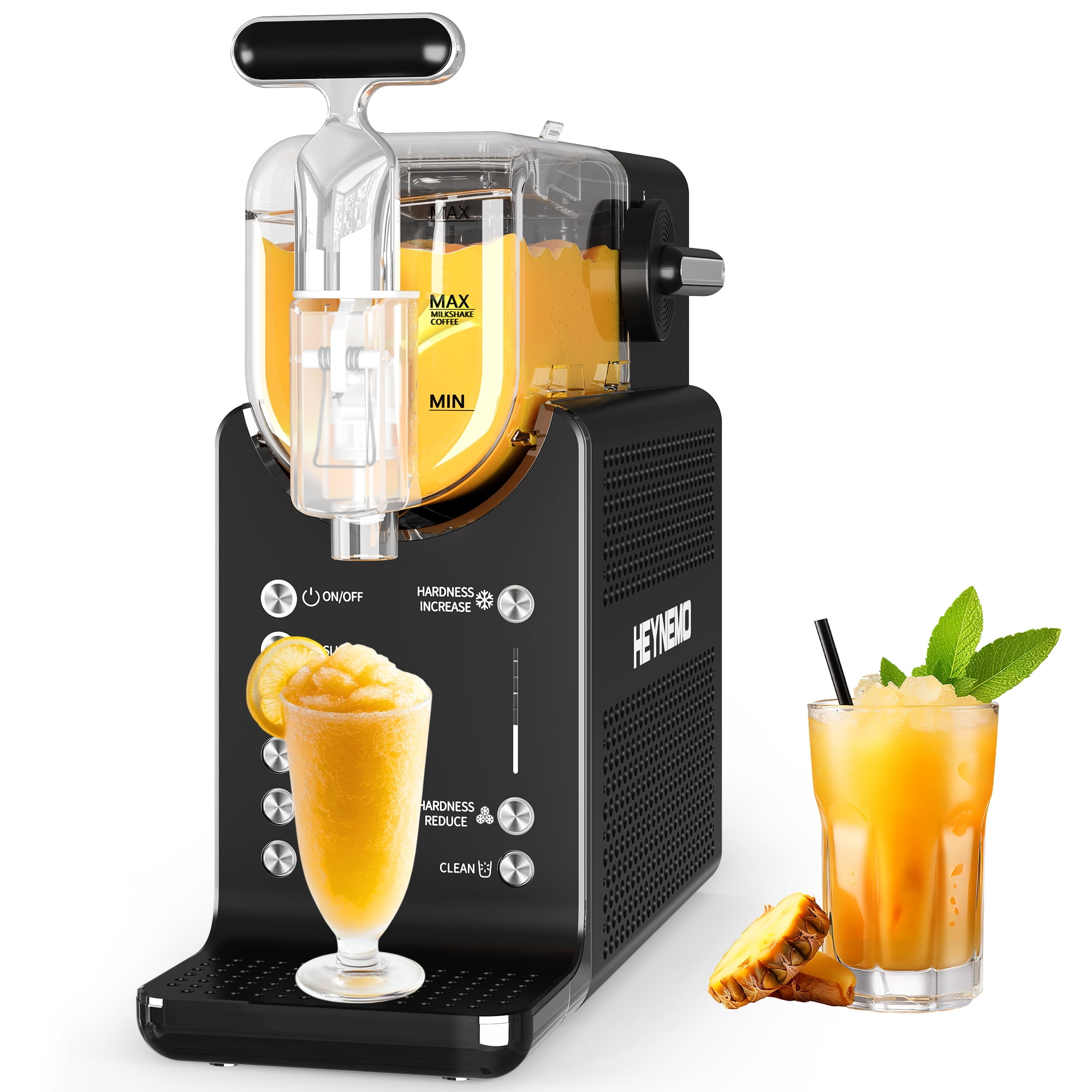 CozyHom Slushie Machine for Home: 68oz Single-Tank Frozen Drink Maker with Rapid Chill Technology, Self-Cleaning System & 5 Drink Modes, Keep Drinks Cold up to 12 Hours, ETL Certified, Black
