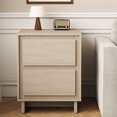 thumbnail image 1 of CozyHome 2-Drawer Dresser, Clean-Line Wood Design with Practical Storage, Perfect for Bedroom, Living Room, or Office, Beige, 1 of 9