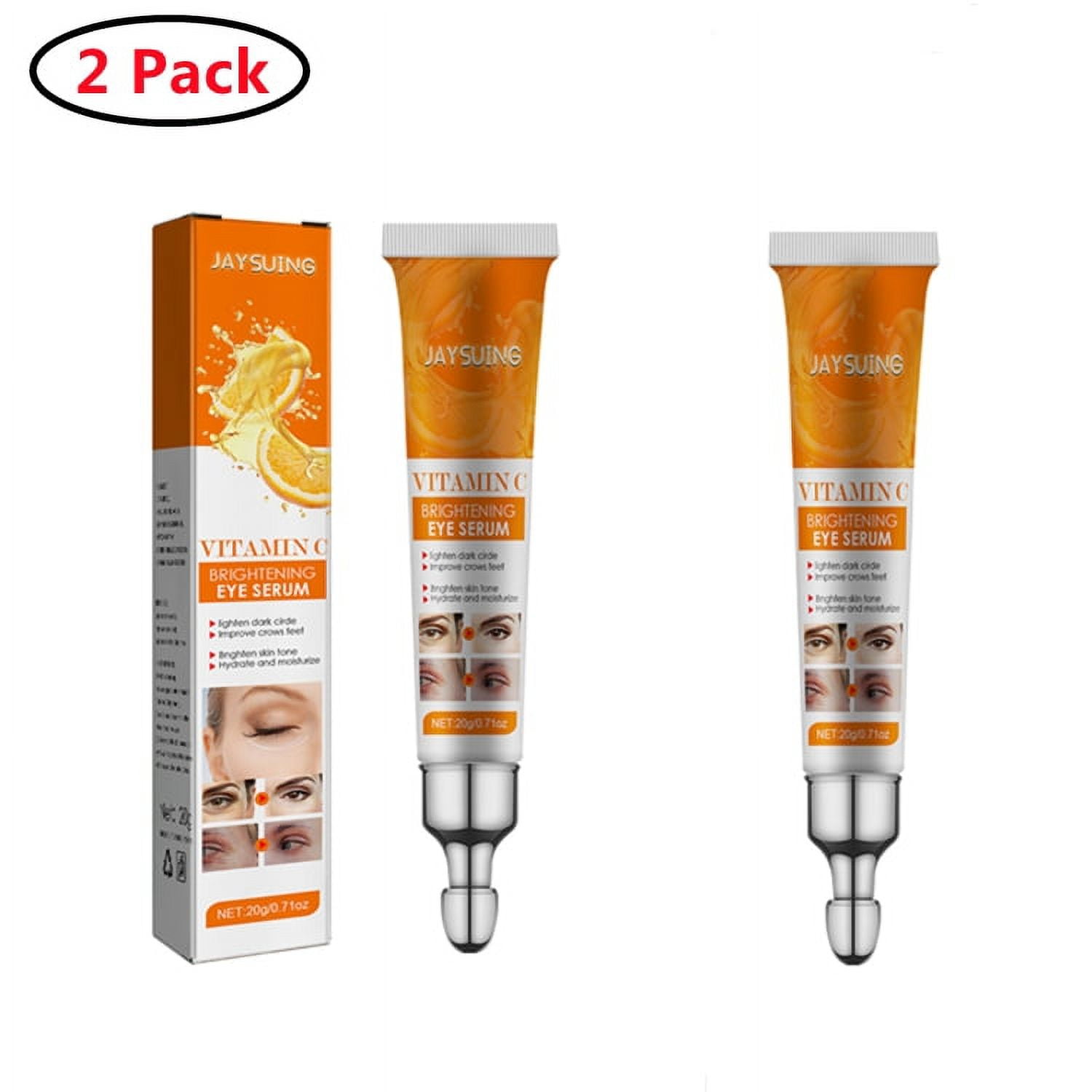 CozyHome 2 Pack VC Eye Cream, AntiAging Treatment for Under Eyes with