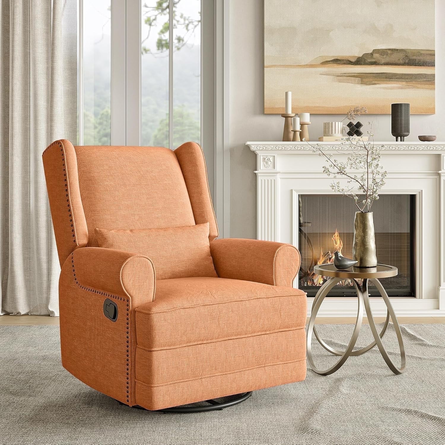 CozyHome-Swivel-Recliner-Chair