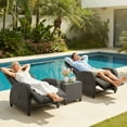 thumbnail image 1 of CozyHome Wicker Furniture, Outdoor Recliner Lounge Chair, 1 of 6