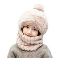 thumbnail image 1 of CozyKids Winter Hat Scarf Neck Warmer Set With Ear For Toddlers And Children Warm Lined Cold Weather Gear, 1 of 4